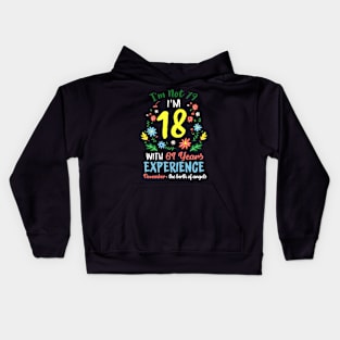 November Girls Flower Tee 79 Years Old I'm Not 79 Birthday Kids Hoodie